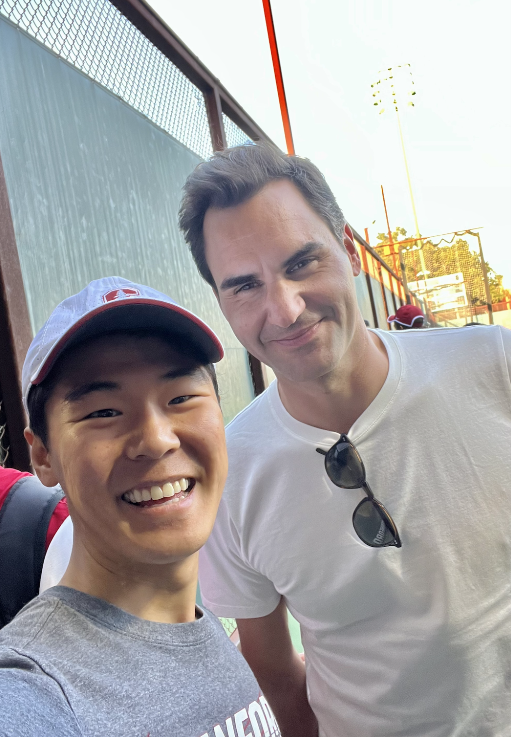 Roger Federer cardboard companion